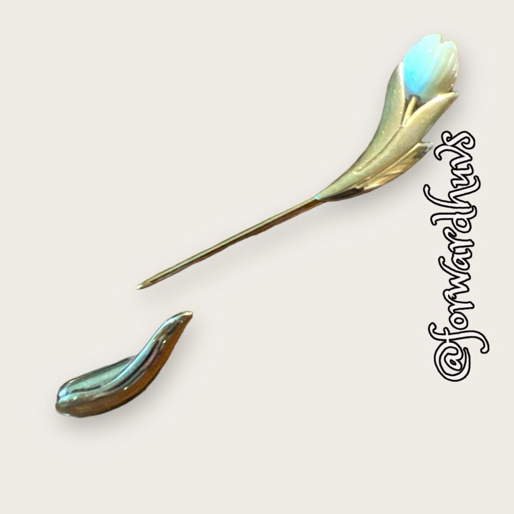 Vintage 1980 Avon Graceful Tulip Stick Pin - Picture 6 of 11